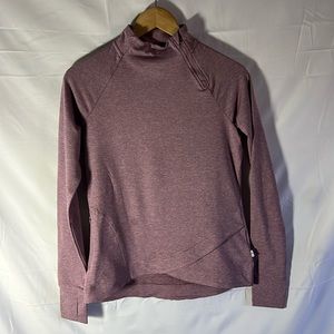 Mondetta Tulip Hem Athletic Top Mauve size Petite Small
